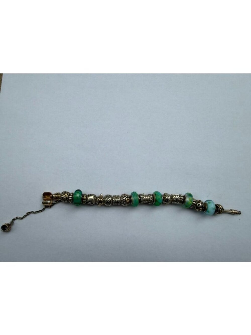 Pandora 22 Bead Charm Sterling Silver Bracelet